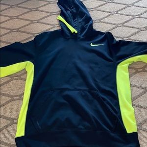 Fleece Nike hoodie.